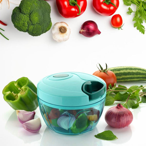 Manual Food Chopper Compact Powerful Hand Held Vegetable Chopper Blender